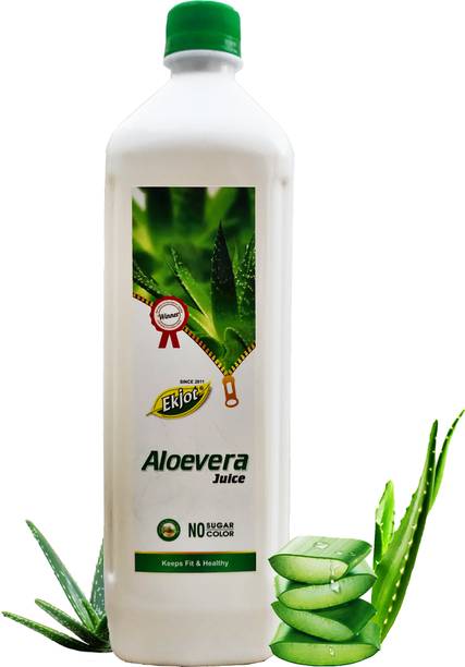 Ekjot Aloe Vera Juice (with Pulp) 1L | Immunity & Digestion | Rejuvenates Skin & Hair