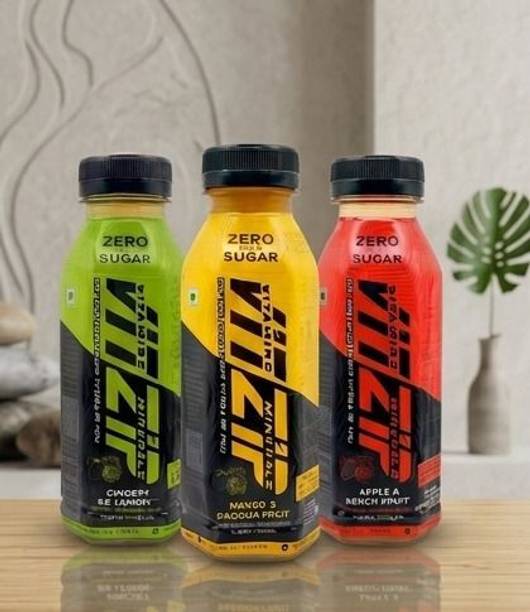 VITZIP Triple Combo Pack – Ginger Lemon , Mango Passion Fruit & Apple Peach Drink