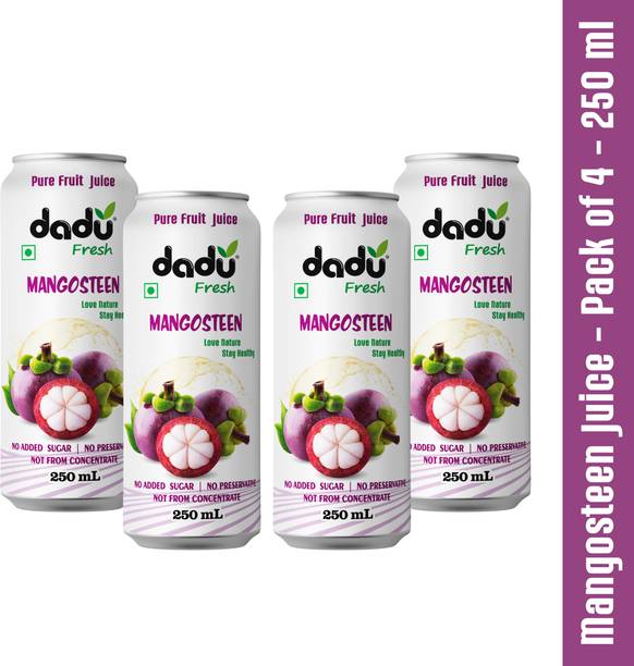 Dadu Fresh Mangosteen Juice - 250 ML (Pack of 4)