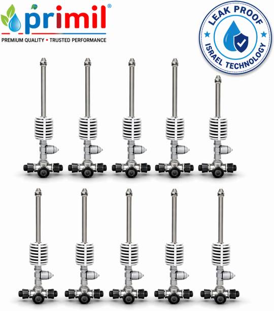 primil PRIMILirrigation Fogger System 4 Way Fogger (green 10pcs) Drip Irrigation Kit