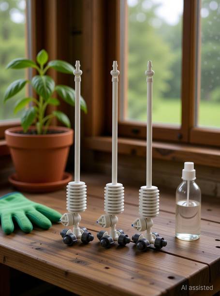 primil PRIMILirrigation Fogger System 4 Way Fogger (green 5pcs) Drip Irrigation Kit