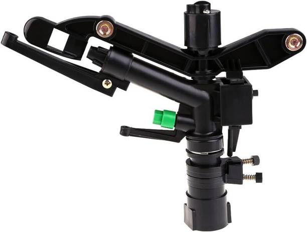 Rarehaunt Automatic Rotating Rocker Arm Sprinkler Adjustable 360Deg 1" Female Thread Spray Drip Irrigation Kit