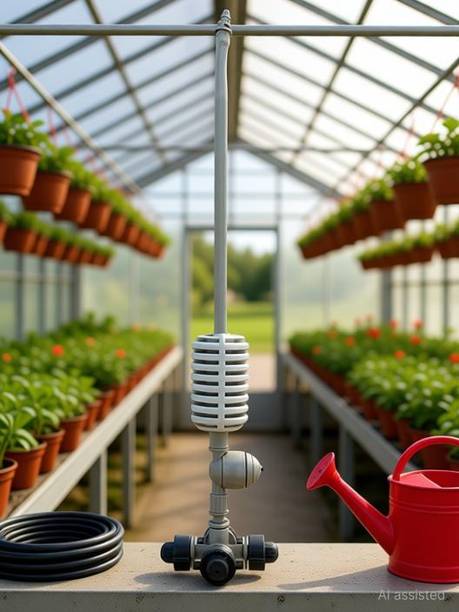 primil PRIMILirrigation Fogger System 4 Way Fogger (gray 5pcs) Drip Irrigation Kit