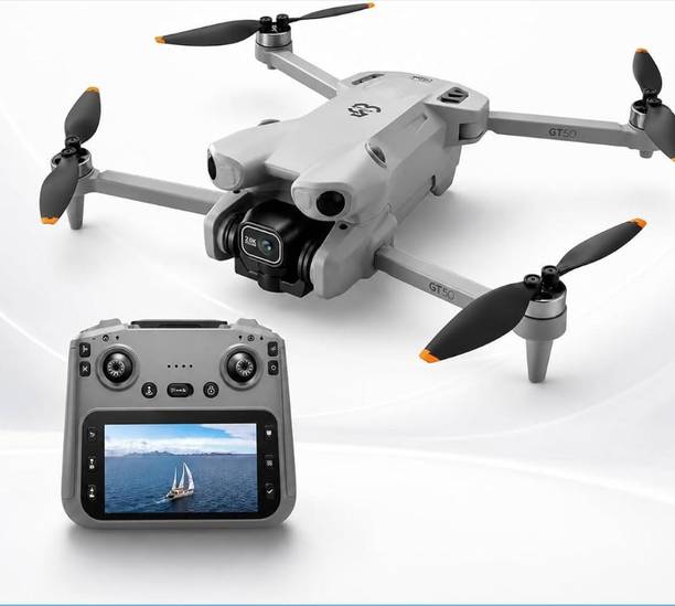 Playtastic GT50 4K Dual Camera Drone with 1080P WiFi, Obstacle Avoidance, Brushless Motor Drone