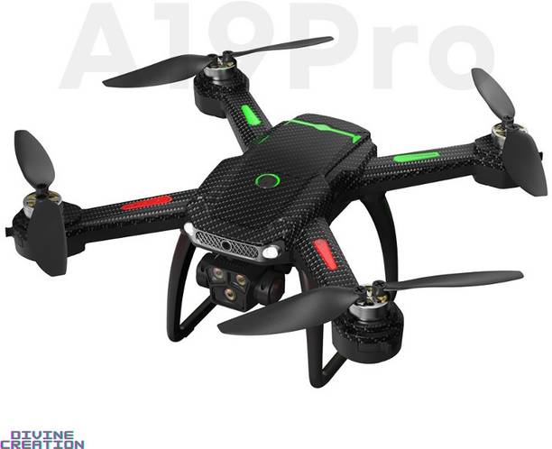 Divine creation A19 Pro 4K Ultra HD Quadcopter Drone with Smart RC & Stable Aerial Camera P184 Drone