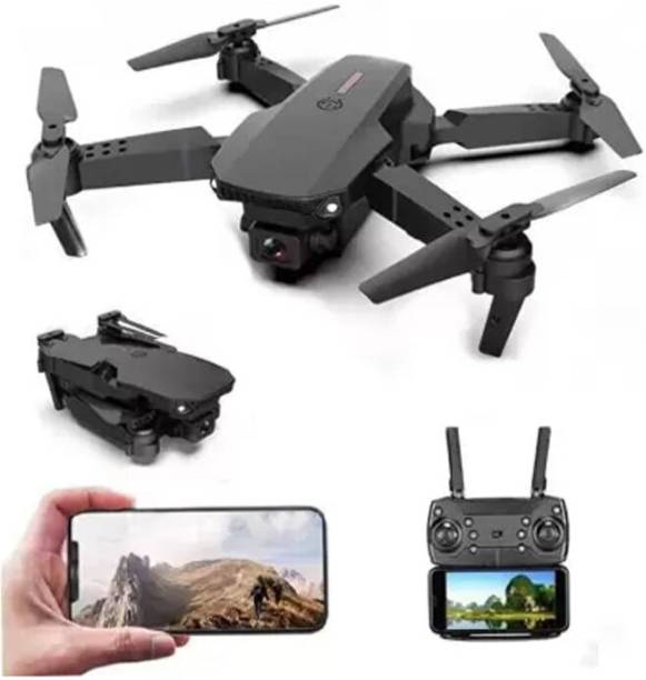 Toyrist E88 Pro Foldable Remote Control Drone Dual Camera Drone 720p Video, Wifi Fpv Drone