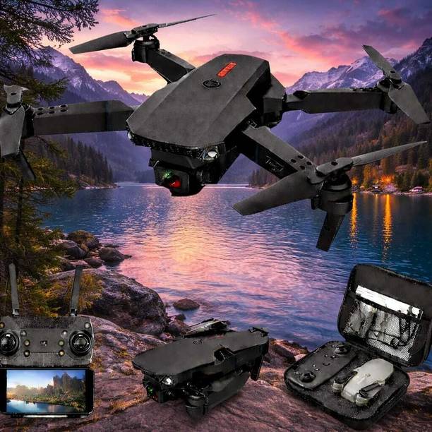 Zedex M 484 Drone (Black)|Dual Battery Pack|GPS Navigation|4K UHD Camera+1080P| Drone
