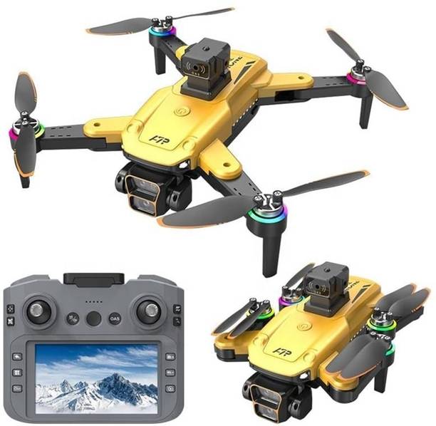 Super Toy 4K Dual Camera Drone with Obstacle Avoidance Brushless Motor & 4.5” LCD Display Drone