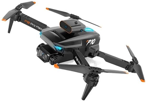 NOWAIT Foldable P10 Pro 4K Drone Featuring WiFi HD Dual Camera Positioning Drone