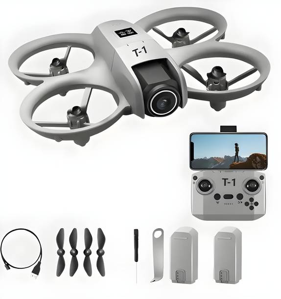 ERHIndia D1 Mini Camera Drone HD FPV with 6 Axis Gyro Remote Control Flying Mini Neo Drone