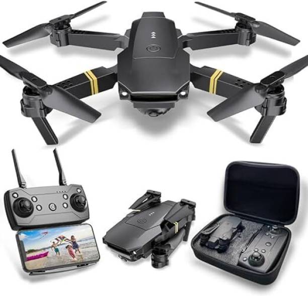 Toyrist Foldable Remote Control Drone with Camera HD Wide Angle Lens Drone