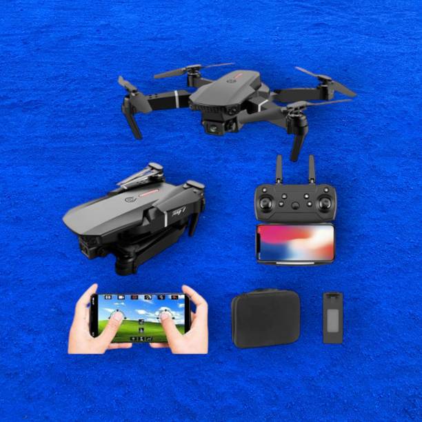 Swa Mi E88 Camera dronremot Control Quadcopter 360 Flip Stunt WiFi Wings 2 Batteries_12 Drone