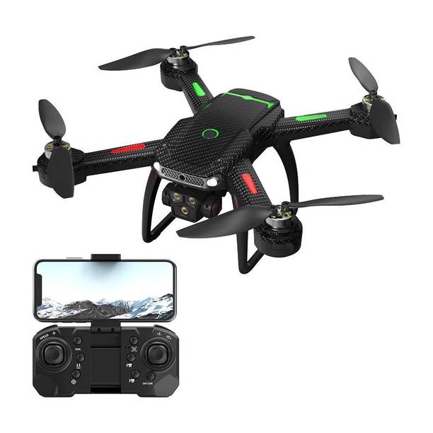 Playtastic A19 Pro 4K Hovering Quadcopter Black Carbon Fiber Infrared Obstacle Avoidance Drone