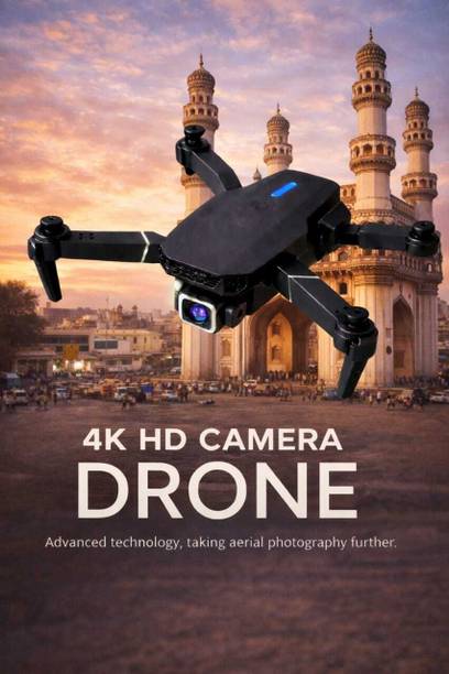 Zedex M 104 Drone (Black)|Dual Battery Pack|GPS Navigation|4K UHD Camera+1080P| Drone