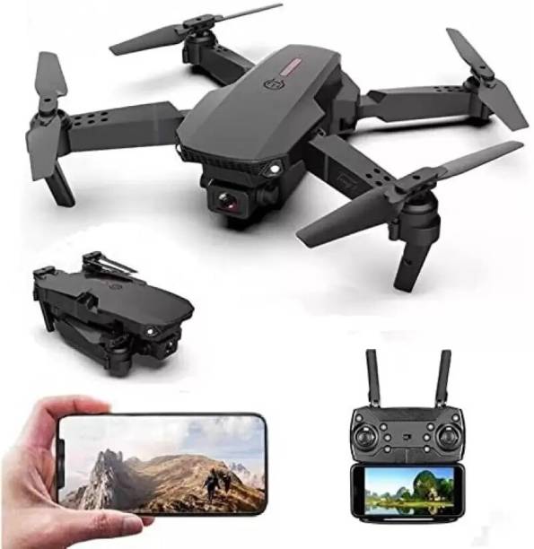 GPS Foldable-Drone-with-HQ-WiFi-Camera-Remote-Control drone with camera(multicolour) Drone