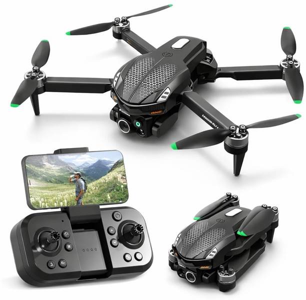 PAPASpace 4K Dual Camera Drone Foldable 1080P FPV Brushless Obstacle Avoidance Drone