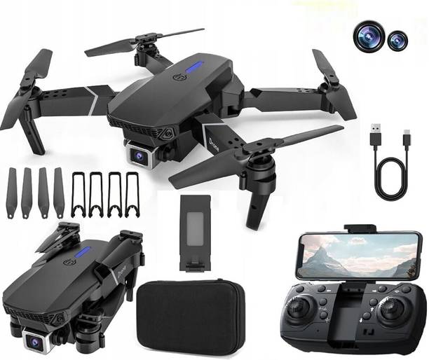 WALLINSTIK Drone with 4k Camera Foldable 1080POne Key Take Off/Landing, Headless Mode Drone