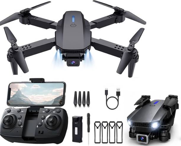 DRAVYA WILLA 4. E88 Pro Drone with 4K HD Dual Cameras, Foldable Quadcopter Drone