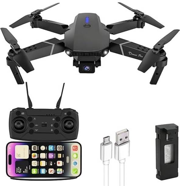 Gameson E88 4K WiFi Dual Camera Drone for Adults & Kids Batteries and Toy Drone Drone