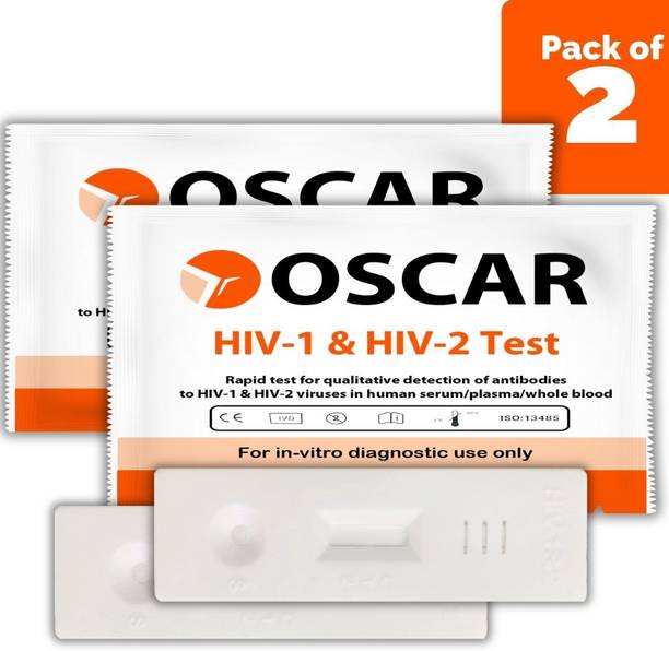 OSCAR HIV-1 & HIV-2 Rapid (Pack of 2) Blood Test