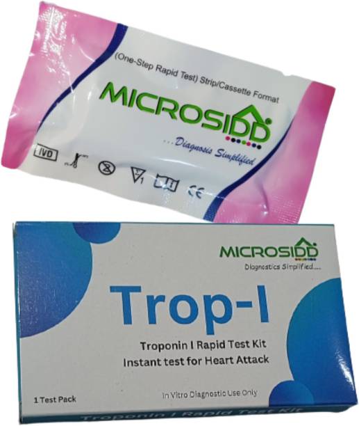 MICROSIDD Trop-I Heart Attack Test Pack of 1 Antigen Self Test Kit