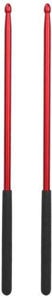 Softline Pro SP DSGM 5A Red 5A Metal Drum Stick for Percussion Instrument - 1 Pair Standard Drumsticks