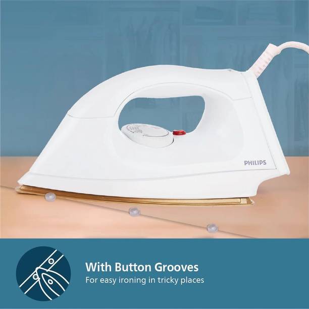 PHILIPS HI114 1000 W Dry Iron (White) 0 cm Drying Machine Timing Belt  (Teeth 0)