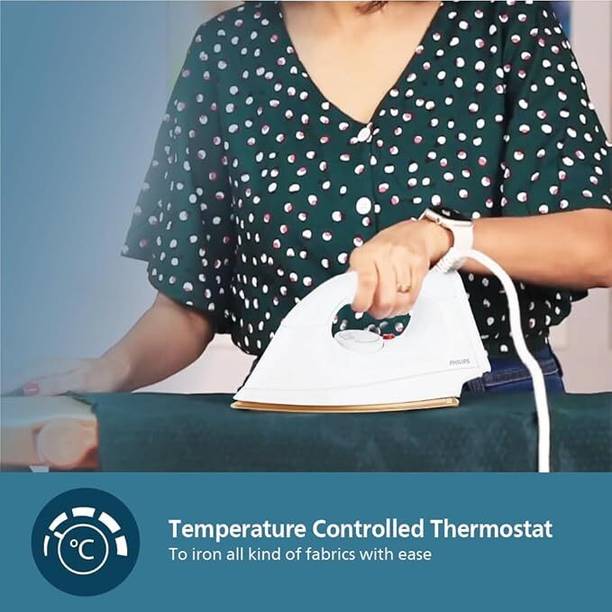 PHILIPS HI114 1000 W Dry Iron (White) 0 cm Drying Machine Timing Belt  (Teeth 0)