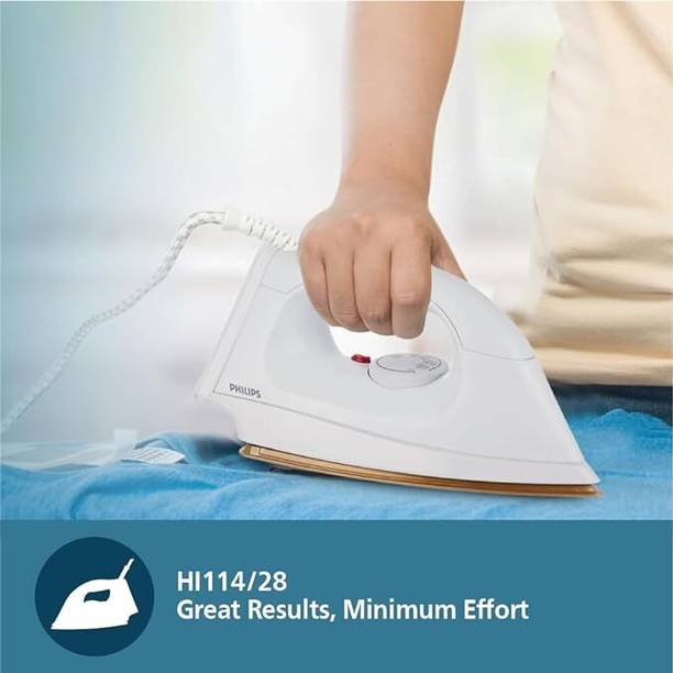 PHILIPS HI114 1000 W Dry Iron (White) 0 cm Drying Machine Timing Belt  (Teeth 0)