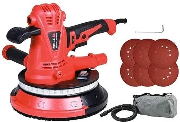 iBELL DS25-80, 1300W, Sanding Dia 215mm (8.5") 1400-2600 RPM with 10 Hole Vacuum Drywall Sander
