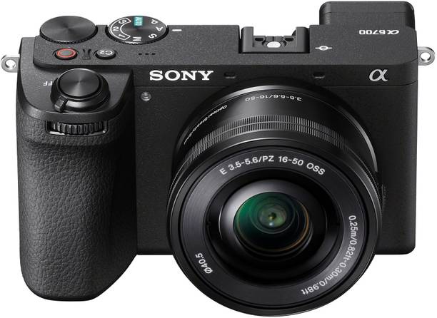 SONY ILCE-6700L Mirrorless Camera Body Only with 16-50mm Lens Made for Creators | 26.0 MP | Artificial Intelligence based Autofocus | 4K 60p Recording