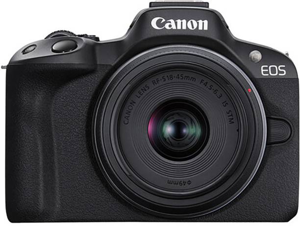 Canon EOS R50 Mirrorless Camera RF - S 18 - 45 mm f/4.5 - 6.3 IS STM and RF - S 55 - 210 mm f/5 - 7.1 IS STM