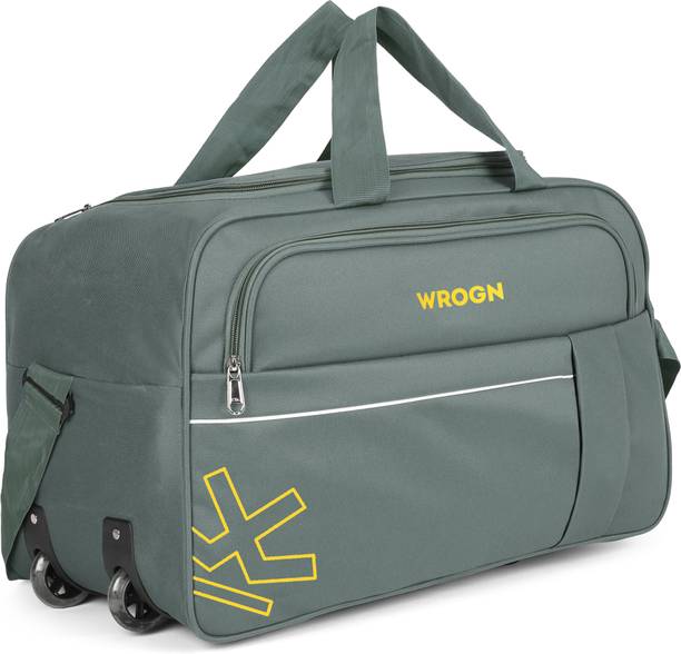 70 L Strolley Duffel Bag - WRN-70L 24 INCH WHEEL DUFFLE Traveling Travel Duffel Waterproof - Grey - Large Capacity