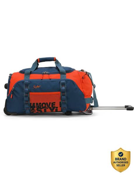 45 L Strolley Duffel Bag - Hustle - Multicolor - Regular Capacity
