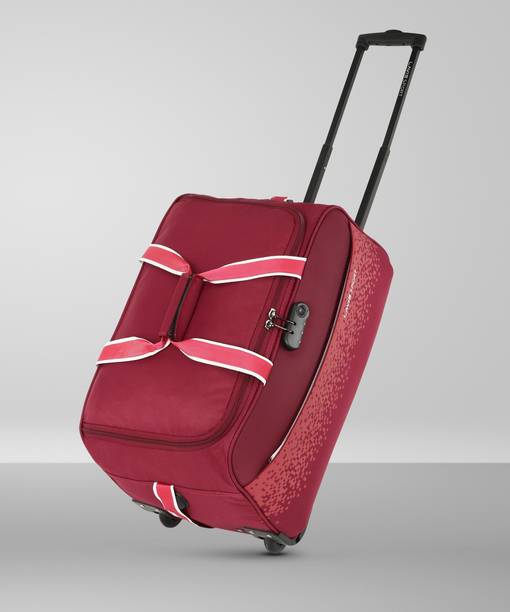 55 L Strolley Duffel Bag - Pixel Small - Red - Regular Capacity