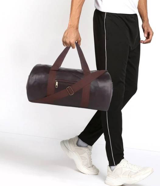 15 L Gym Duffel Bag - Gym duffle bag 15L capacity without wheels - Brown