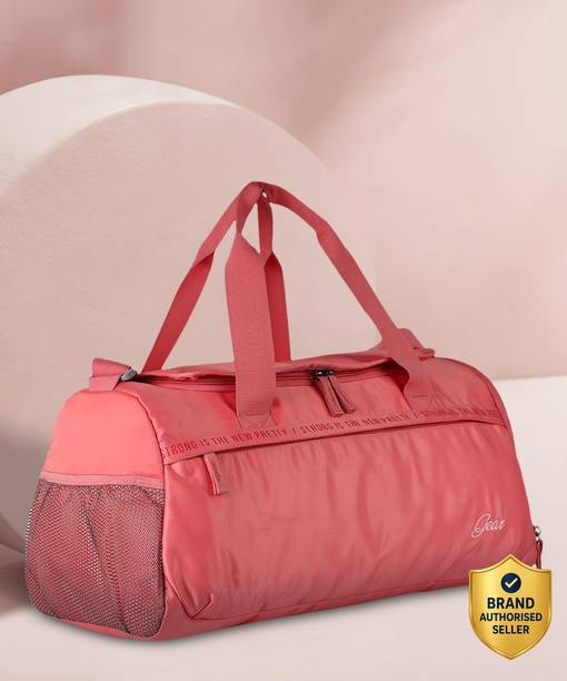 20 L Gym Duffel Bag - SHINE ON DUFFLE WITH SHOE POCKET - Pink