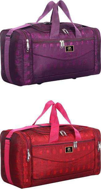 pryde (Expandable) @AIR-PURPLE & AIR-RED_@ Duffel With Wheels (Strolley)