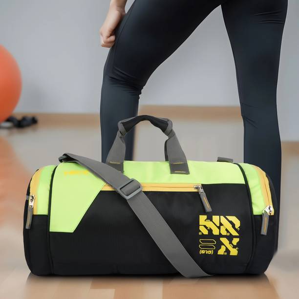 25 L Gym Duffel Bag - Cross Training Duffel Bag | Durable Polyester Gym & Travel Bag - Yellow