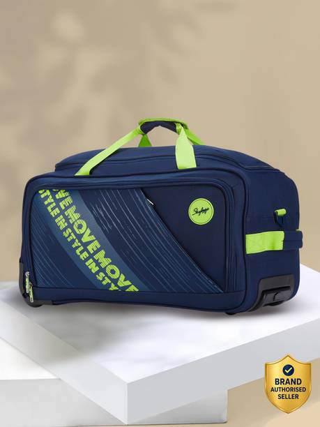 53 L Strolley Duffel Bag - Glam - 55 Travel Bags/Duffle Bag - Blue & Green - Green - Regular Capacity