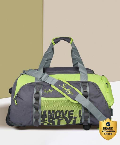 45 L Strolley Duffel Bag - Hustle - Green - Regular Capacity