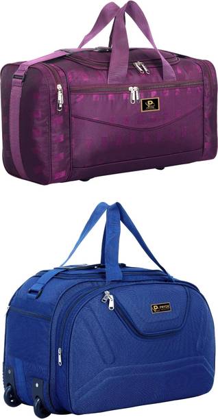 pryde (Expandable) @AIR-PURPLE & AM-NBLUE_@ Duffel With Wheels (Strolley)