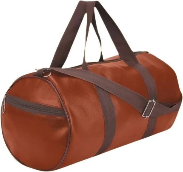 10 L Gym Duffel Bag - Gym Duffel Bag gym bag kit Men and Women For Fitness - Tan - Peach