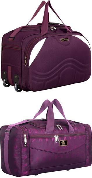 pryde (Expandable) @AF2 & AIR-PURPLE_@ Duffel With Wheels (Strolley)
