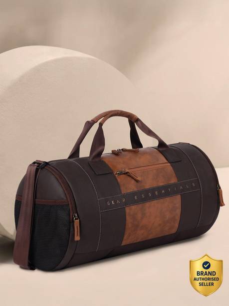 gear 30 l gym duffel bag - clubsport - brown