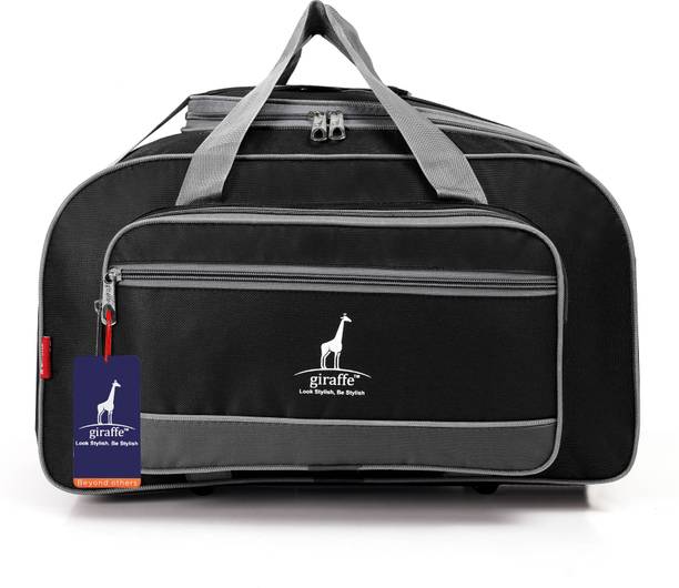 40 L Hand Duffel Bag - Dbag_Gray blk_121 - Black - Regular Capacity