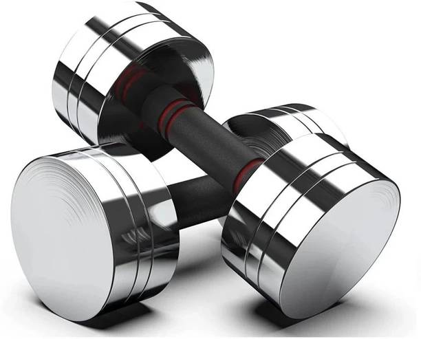 Kiraro Steel Dumbbell Set 2.5KG X 2 PCS, 1 Pair Dumbbells, Steel Dumbbells, Fixed Weight Dumbbell