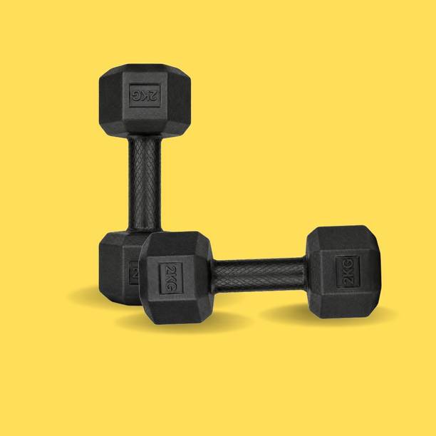 Urvi 2KG Fixed Weight Dumbbell | Full Body Exercise & Fitness Fixed Weight Dumbbell