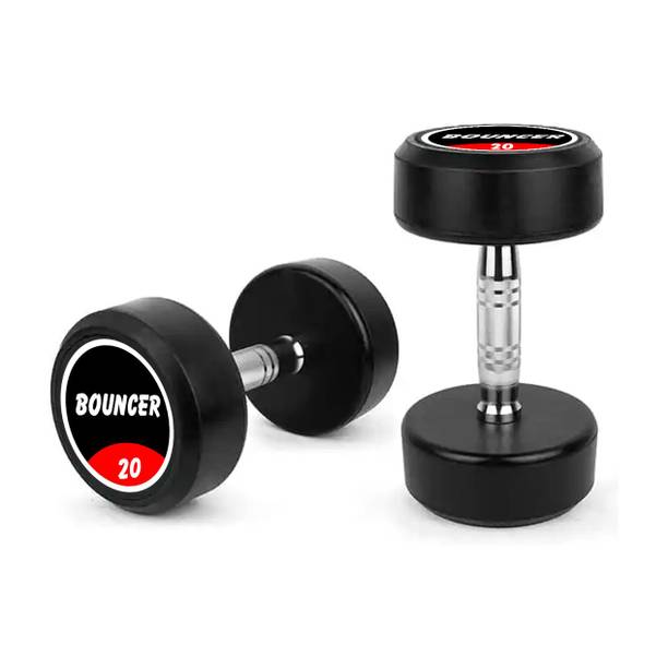 RAWFIT Set Of 20KGX2 High Quality Rubber Professional Bouncer Adjustable Dumbbell