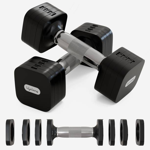 Lifelong Adjustable Dumbbells| Home Gym Equipment for Fitness | Gym Dumbbells Adjustable Dumbbell